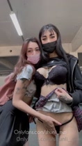 Calles de coronavirus - desnudo en público
