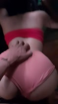 Follando una culona con el lado de las panty