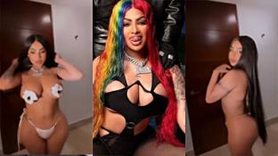 Las tetas y el gran culo de yailin el más viral