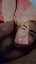 Semen en la cara de Yufaki