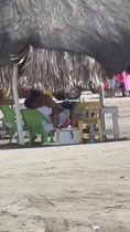 Turistas Symbling Daylight en Boca Chica Beach