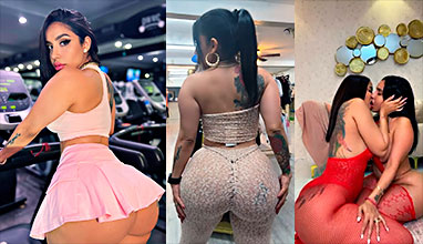 La Dominicana Apocalipsis La Veterana con varias chicas lesbianas haciéndole muchas cosas ricas y follándose el coño y además se deja follar bien en orgías y tríos