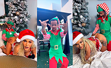 El enano Baby Alien y Tanya Tehanna hacen una linda colaboración en Navidad y follan bien y como siempre Mr. Alien es muy divertido con sus expresiones faciales