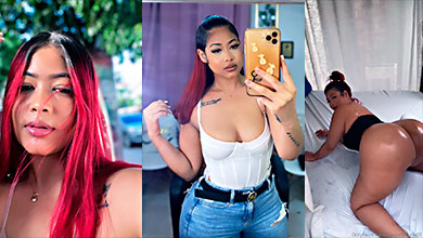 EN XORGASMO Dominicana Clowy Dilone (Chinadrr2) demostrando que baila muy rica y sexy y luego quita toda la ropa y pone 4 y termina con la gorra en el culo ansioso