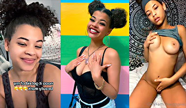 La jovencita de grandes tetas Gia Gold filtra un vídeo porno donde se da mucho cariño con los dedos