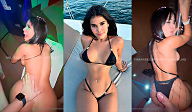 La colombiana tetona Michelle Rabbit lleva a su novio al centro de karaoke y ahí mismo le dieron ganas de follar y follan muy intenso y duro y al final ella grita mucho ante el micrófono
