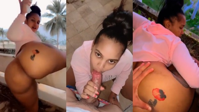 Amara La Pomposa Singando en el Malecon