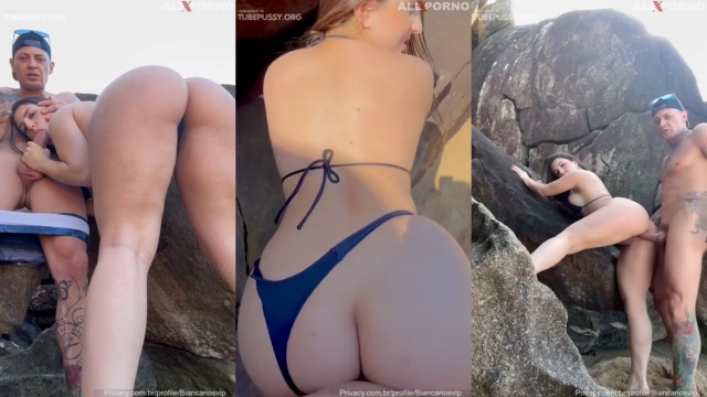 Bianca Rios Fucking on the Beach