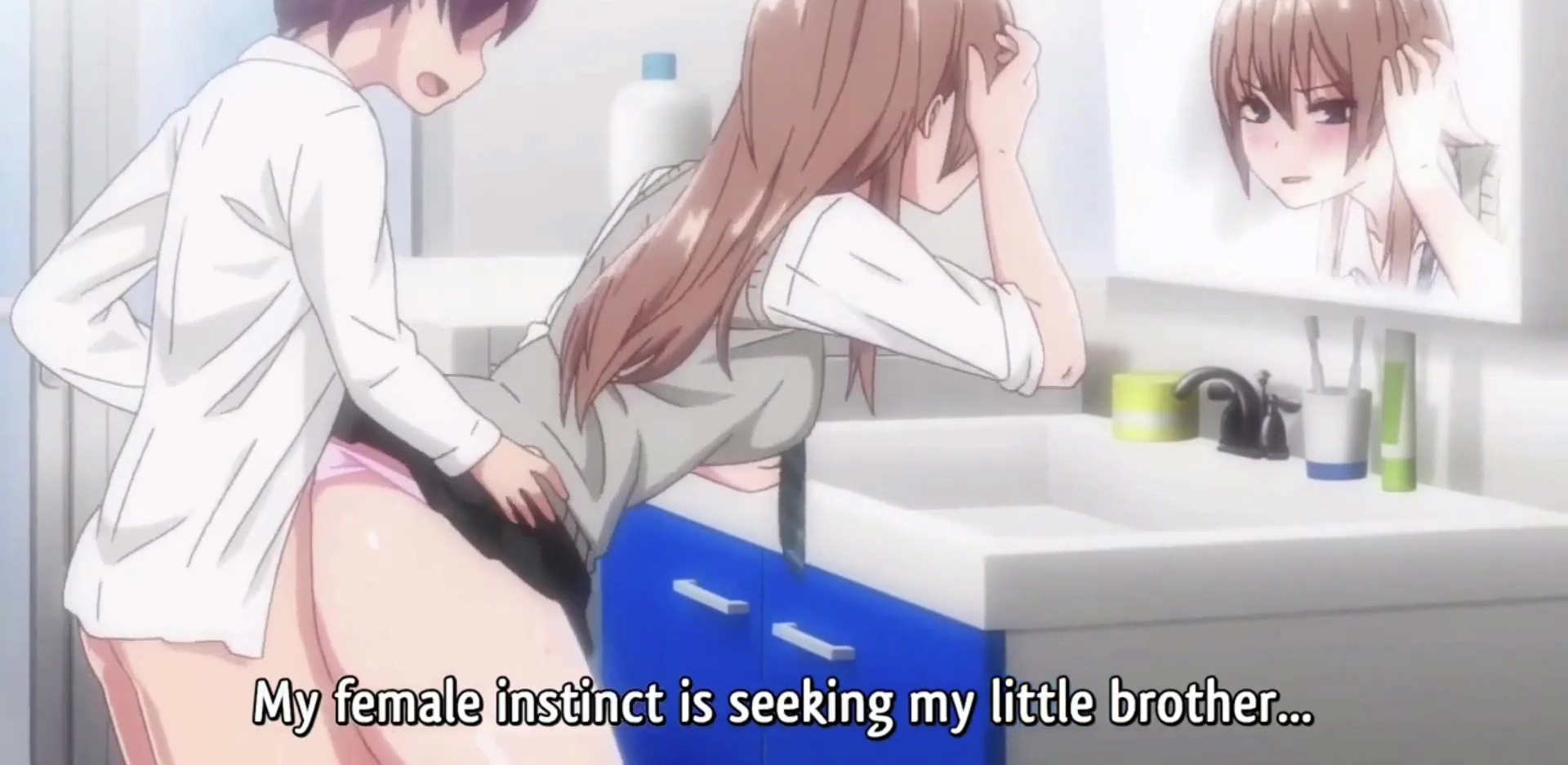 Uchi no otouto – Hermanastro convierte a su hermana en esclava de su polla