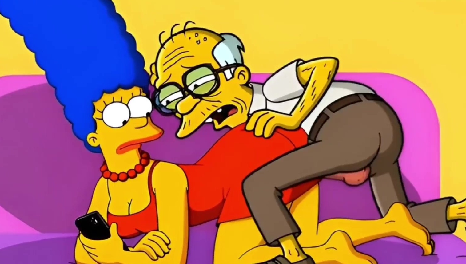 Marge siempre es una puta para una polla dura – simpsons porn