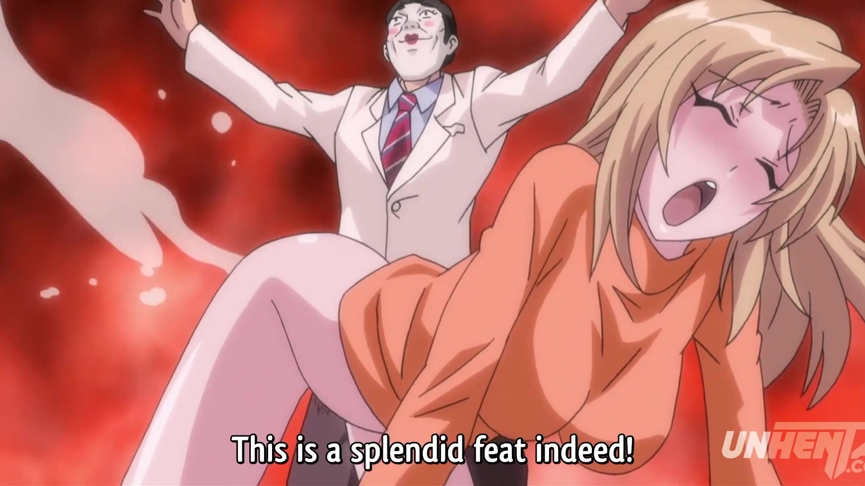 Su novio pensó hasta el último momento que era sólo un espectáculo. Hentai