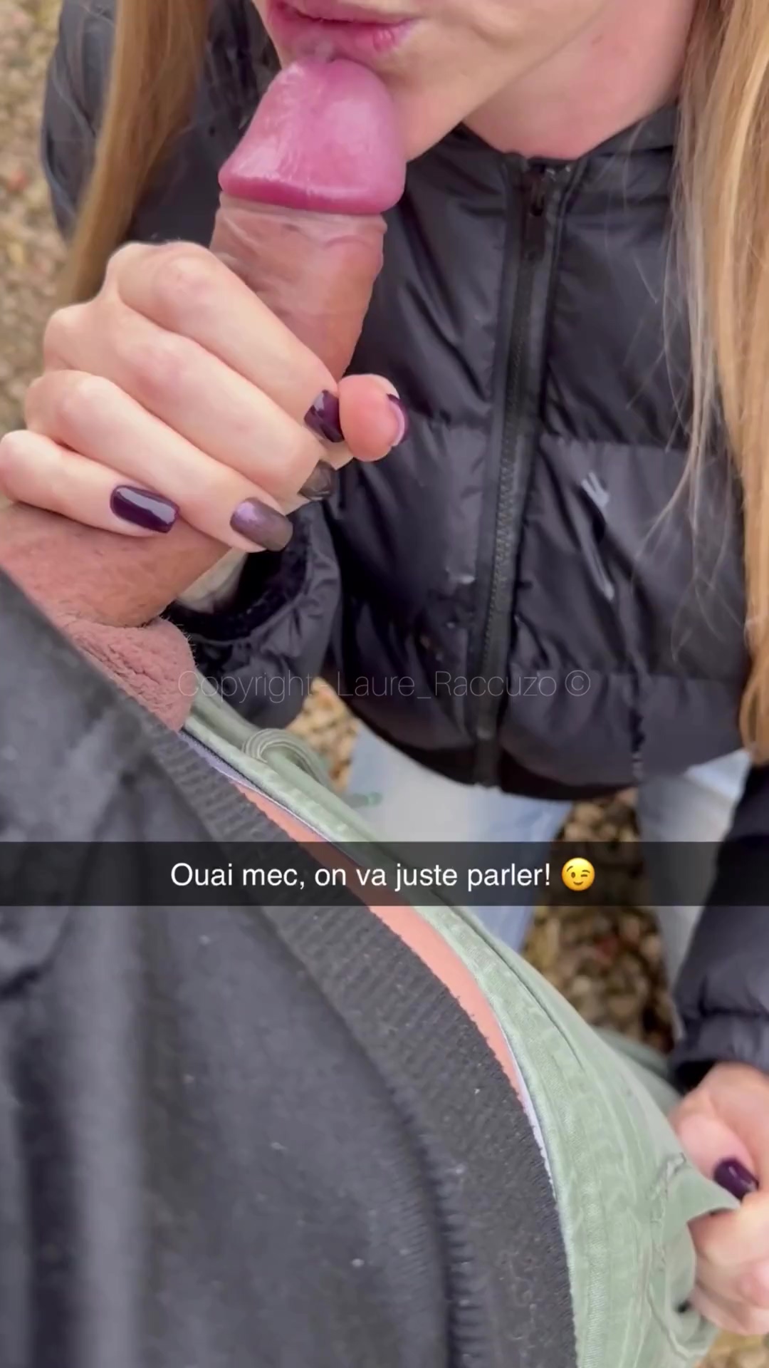 Una francesa engaña al novio de su amiga en Snapchat