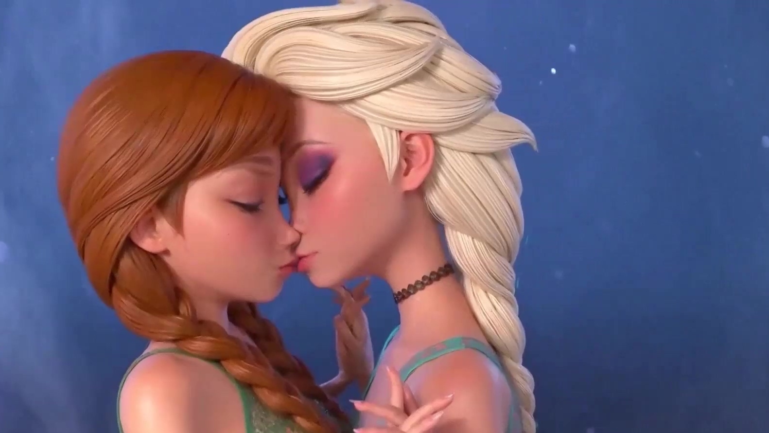 Frozen – Anna y Elsa Lesbianas Generación IA