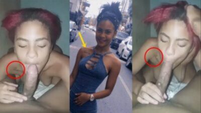 Dominicana Chantal Duran Chupando Guevo