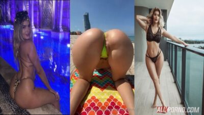 Jessitronn presume su popola en la playa