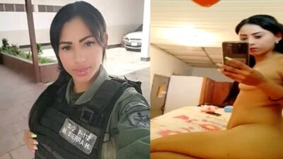 La policía colombiana está desnuda.